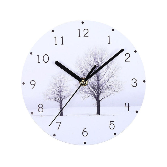 Wanduhr mit motivierendem Spruch Design