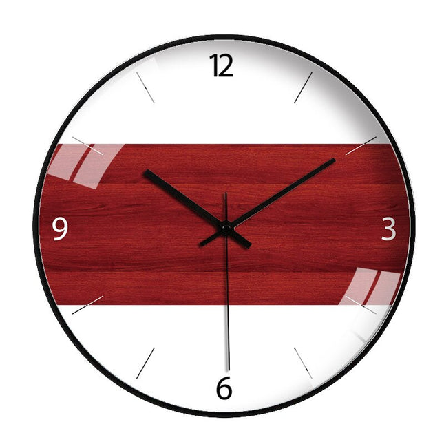 Moderne Wanduhr Holz 30 cm