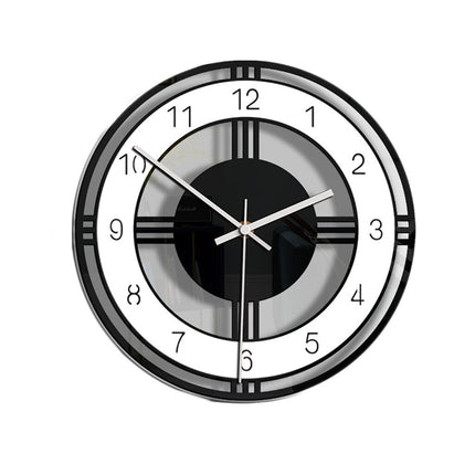 Moderne minimalistische Wanduhr aus Acrylglas