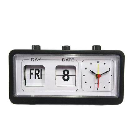 Retro Flip Uhr mit Kalenderanzeige