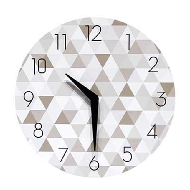 Design Wanduhr mit geometrischem Muster