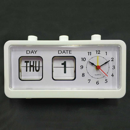 Retro Flip Uhr mit Kalenderanzeige