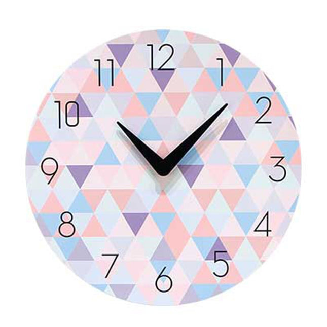 Design Wanduhr mit geometrischem Muster