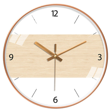 Moderne Wanduhr Holz 30 cm