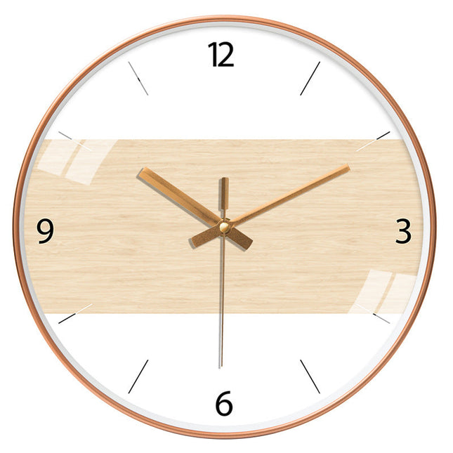 Moderne Wanduhr Holz 30 cm