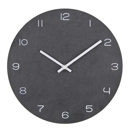 Moderne Design Wanduhr rund leise