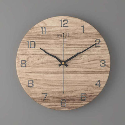 Design Wanduhr Marmoroptik mit Zeigern