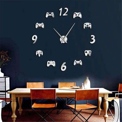 3D Wanduhr Aufkleber für Gamer