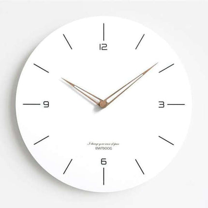 Schlichte Design Wanduhr fürs Badezimmer