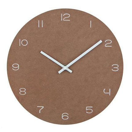 Moderne Design Wanduhr rund leise