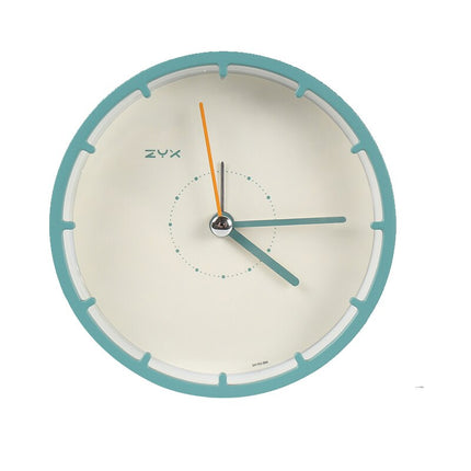 Minimalistische runde Tischuhr ohne Ziffern