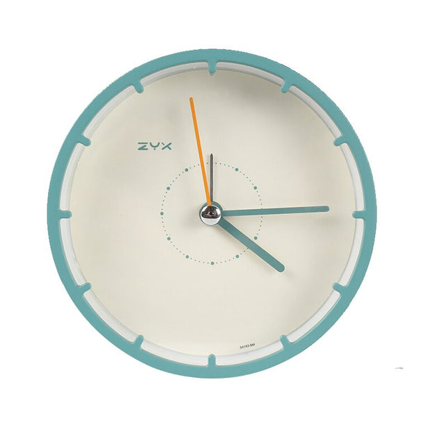 Minimalistische runde Tischuhr ohne Ziffern