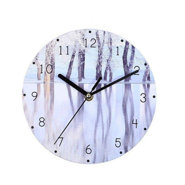 Wanduhr mit motivierendem Spruch 'Say Yes'
