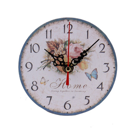 Wanduhr Holz Vintage im Landhausstil
