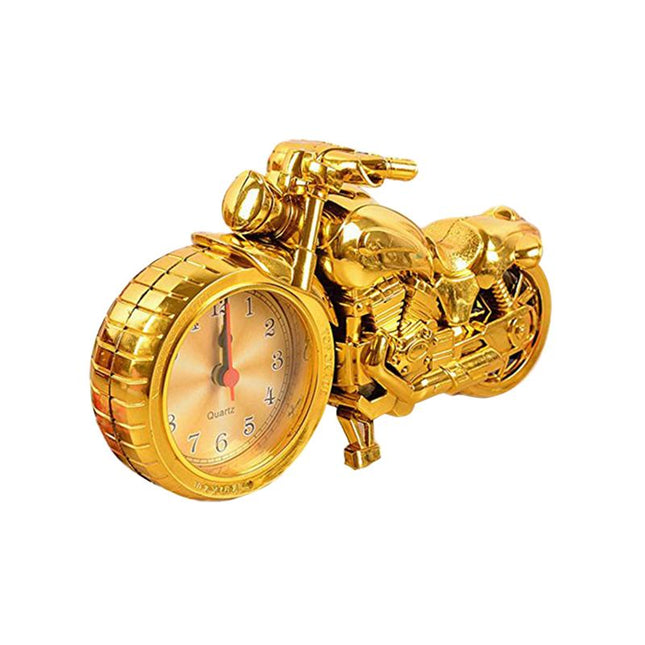 Tischuhr als Motorrad Modell Chrom