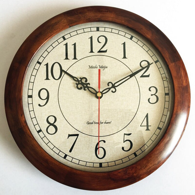 Antike Wanduhr Holz Vintage Stil