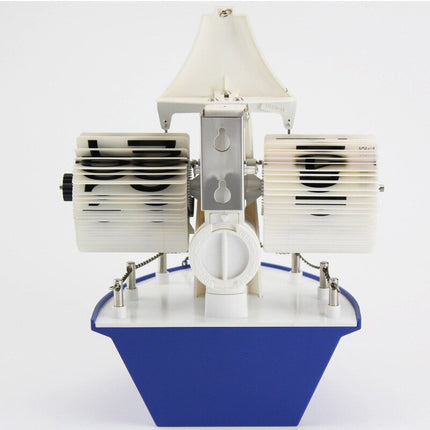 Tischuhr Flip-Uhr im Segelboot Design