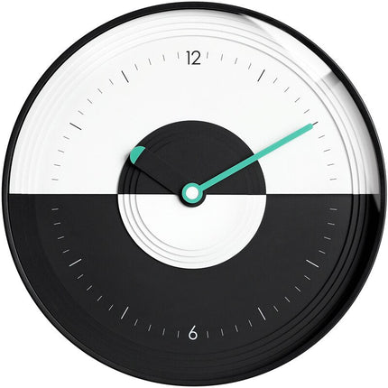 Design Wanduhr modern im Yin-Yang-Stil