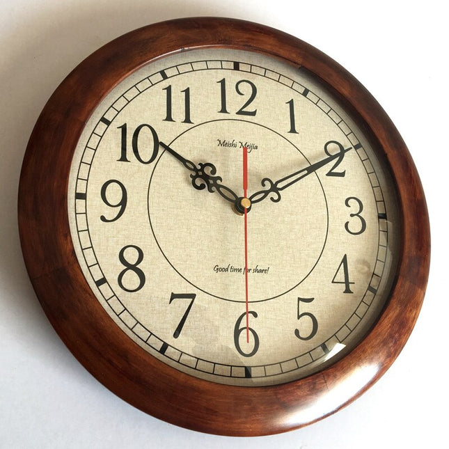 Antike Wanduhr Holz Vintage Stil