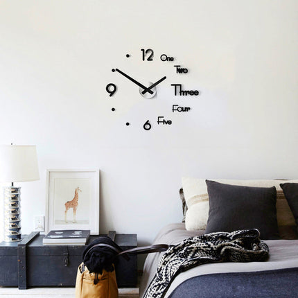 Moderne 3D Wanduhr zum Selbstgestalten