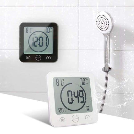 Wasserdichte digitale Uhr fürs Badezimmer