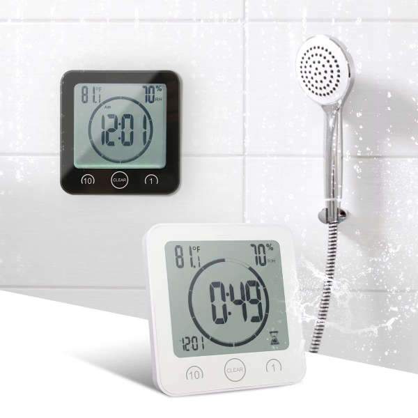 Wasserdichte digitale Uhr fürs Badezimmer