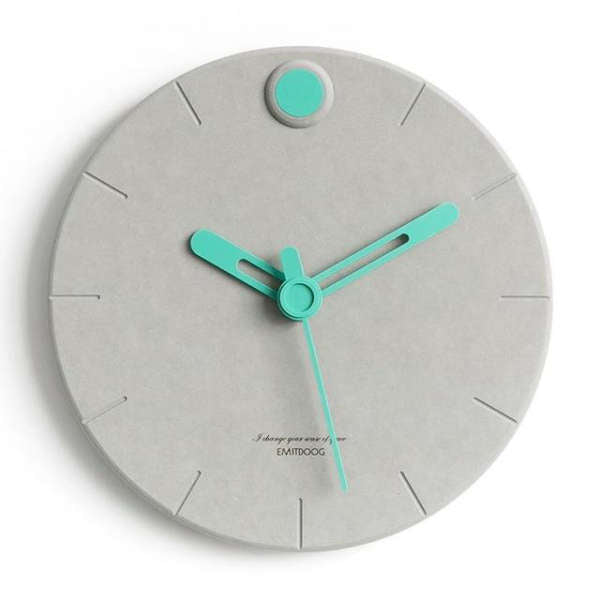 Moderne Design Wanduhr aus Beton
