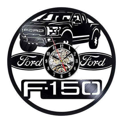 Mustang Auto Schallplattenuhr für Autofans Geschenk