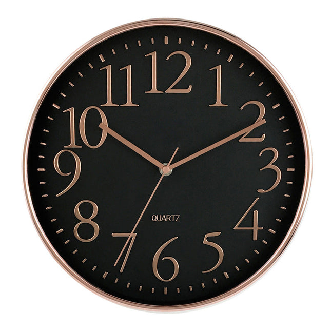 Moderne Wanduhr Marmor-Optik mit Quarzuhrwerk