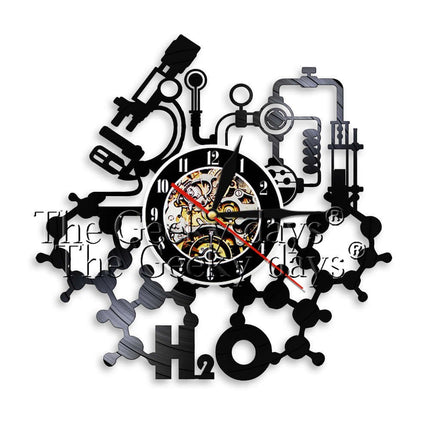 Chemie Periodensystem Schallplattenuhr für Wissenschaftler