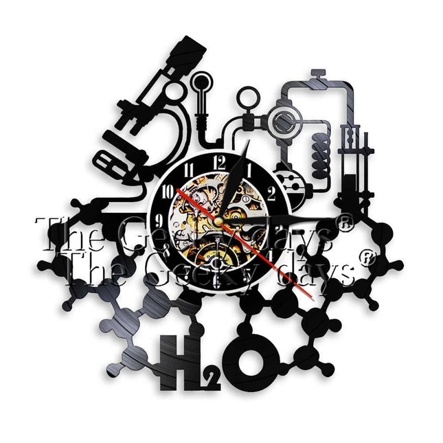 Chemie Periodensystem Schallplattenuhr für Wissenschaftler