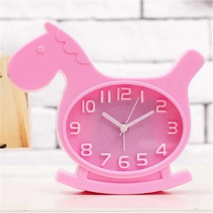Süßer Kinderwecker in Pferdeform analog