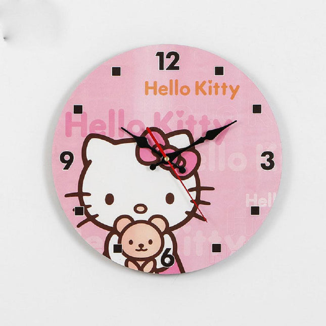 Vintage Wanduhr aus Holz im Landhausstil