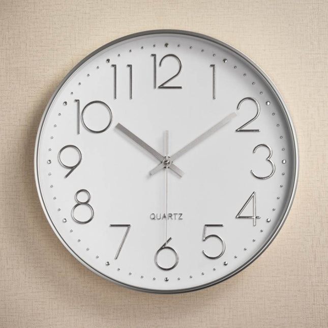 Klassische Wanduhr im Skandi-Stil Roségold