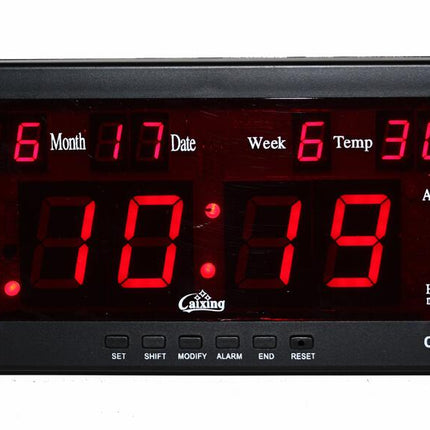 Digitale Tischuhr mit Datum Temperaturanzeige
