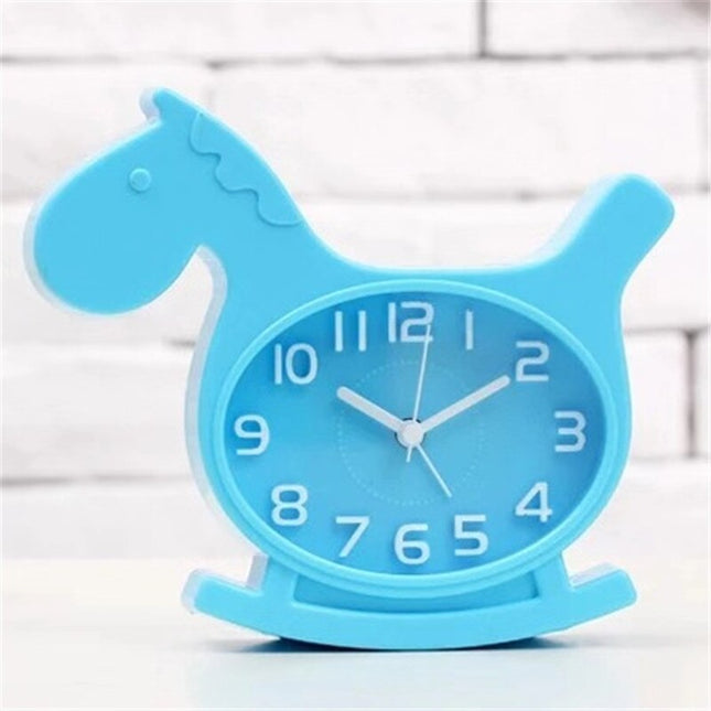 Süßer Kinderwecker in Pferdeform analog