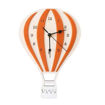 Originelle Wanduhr Heißluftballon skandinavisches Design