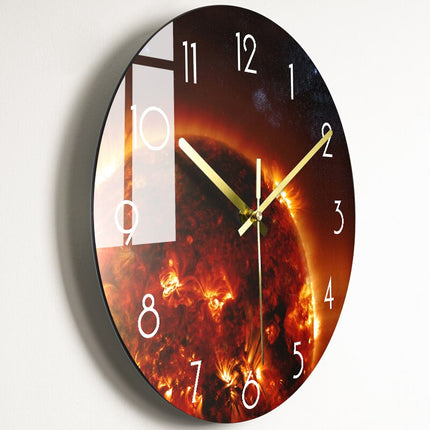 Künstlerische Wanduhr modernes Glas-Design