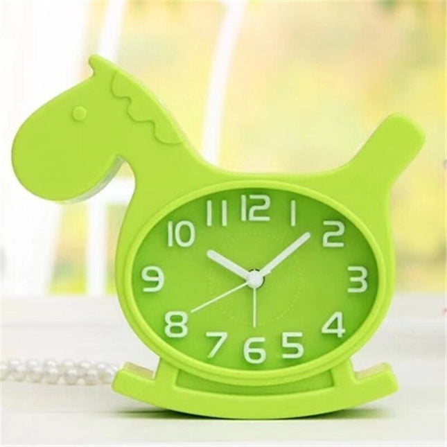 Süßer Kinderwecker in Pferdeform analog