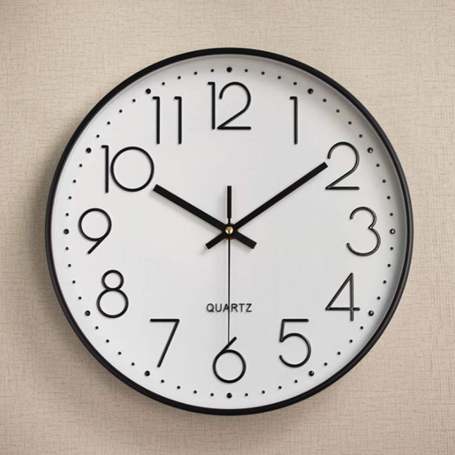 Klassische Wanduhr im Skandi-Stil Roségold