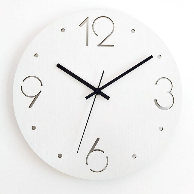 Moderne schlichte Wanduhr für die Küche