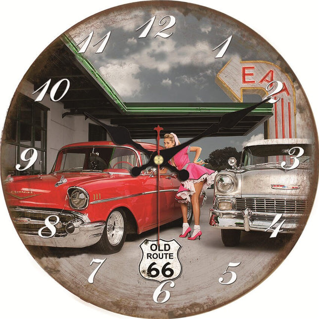 Retro Wanduhr New York Taxi