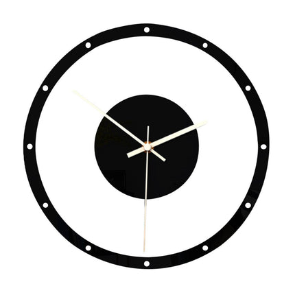 Moderne minimalistische Wanduhr aus Acrylglas