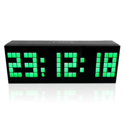 Große LED Digitaluhr mit Sekundenanzeige