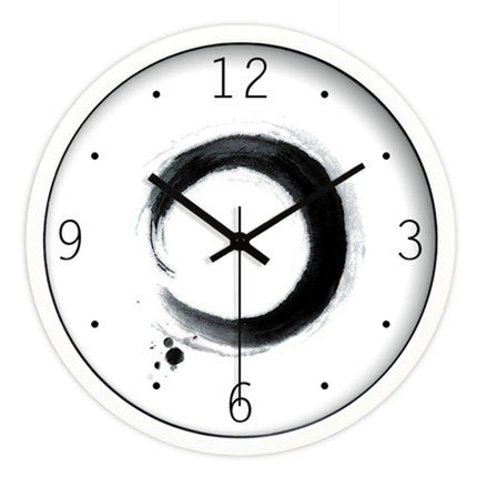 Künstlerische Wanduhr im japanischen Zen-Stil