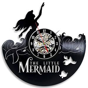 Arielle die Meerjungfrau Schallplattenuhr als Geschenk
