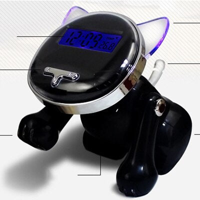 Digitalwecker im lustigen Roboter-Hund Design