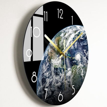 Künstlerische Wanduhr modernes Glas-Design