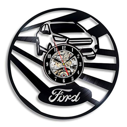 Mustang Auto Schallplattenuhr für Autofans Geschenk