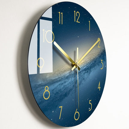Künstlerische Wanduhr modernes Glas-Design